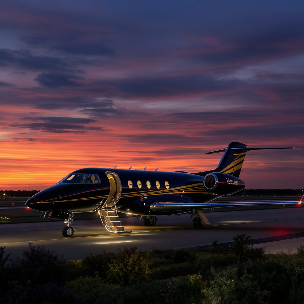 Chartered Private Jet